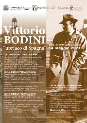 Vittorio Bodini &quot;ubriaco di Spagna&quot;