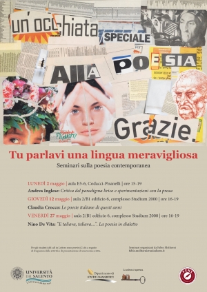 Tu parlavi una lingua meravigliosa. Seminari sulla poesia contemporanea