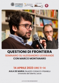 Questioni di frontiera. Seminario su Alessandro Leogrande con Marco Montanaro