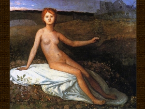 Pierre Puvis de Chavannes, &quot;L&#039;espérance&quot;, 1871-1872, Musée d&#039;Orsay, Parigi